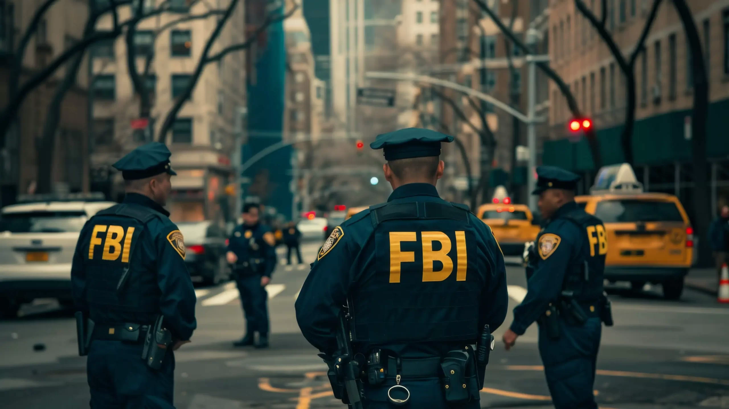 FBI at the crime scene