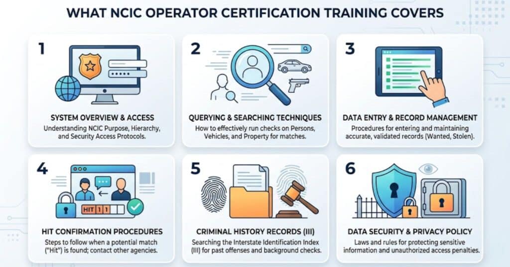 What NCIC Certification Training Covers
